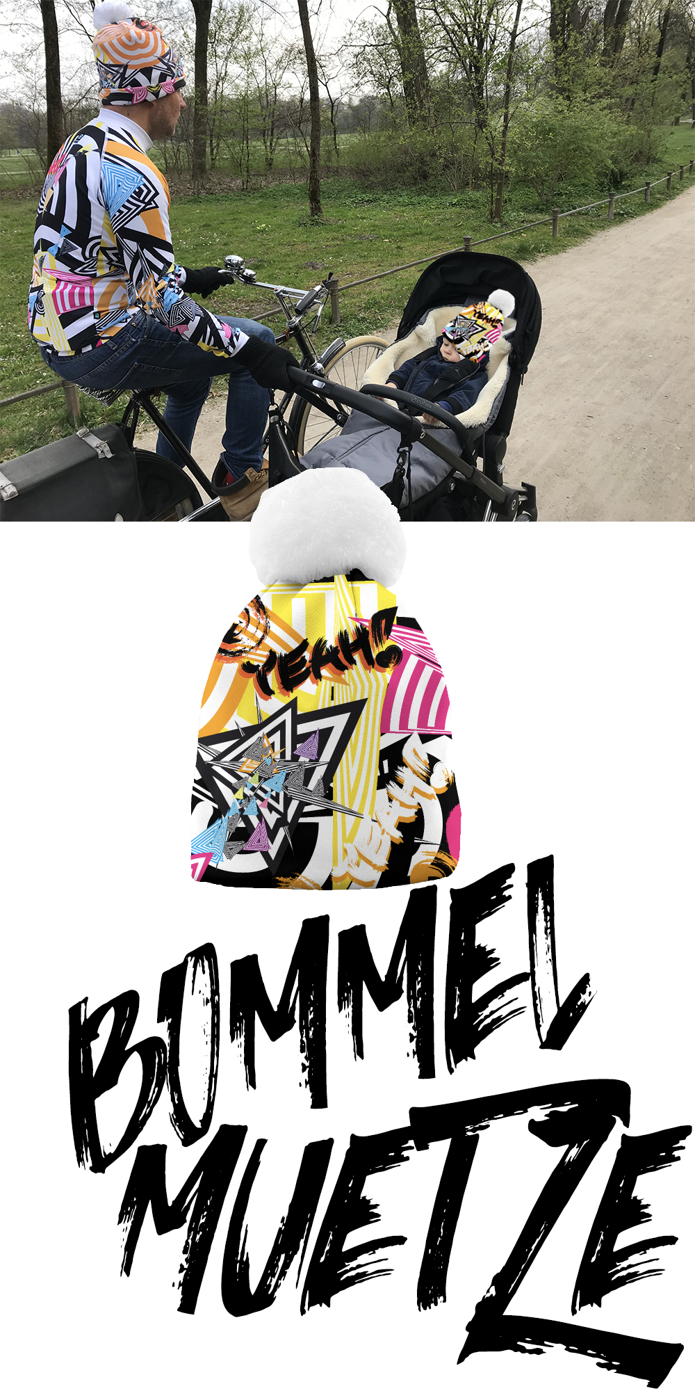 YEAH!-Bommelmütze
